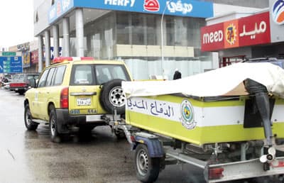 أمطار الرياض: حوادث ورحلات للبر