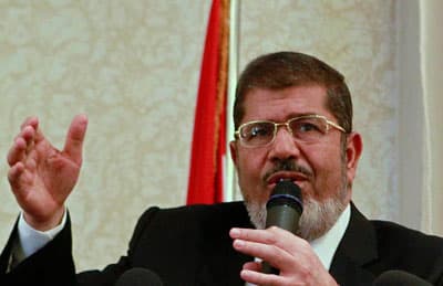 مرسي يلقي كلمة إلى الشعب المصري اليوم