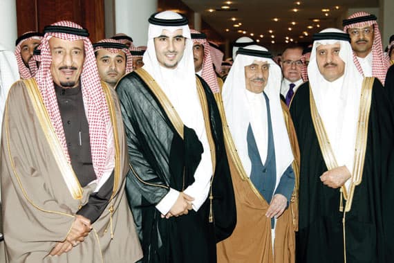 ولي العهد يحضر زواج الأمير خالد بن سلمان