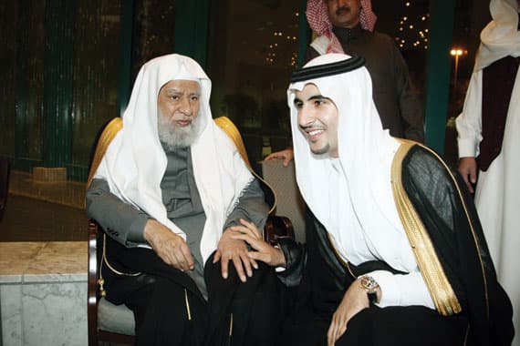 ولي العهد يحضر زواج الأمير خالد بن سلمان