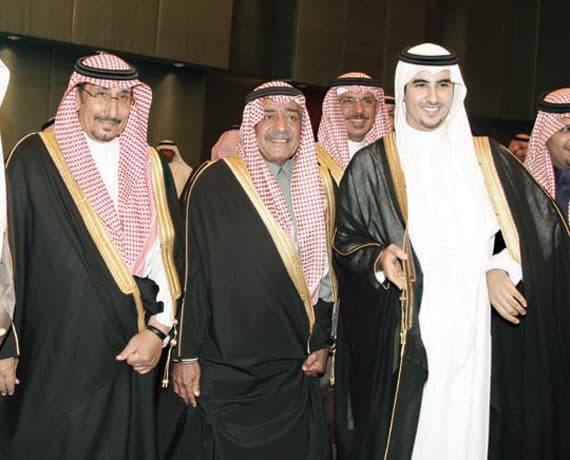 ولي العهد يحضر زواج الأمير خالد بن سلمان