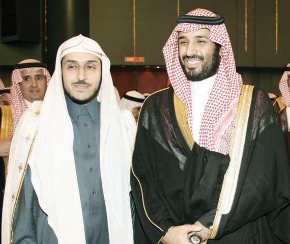 ولي العهد يحضر زواج الأمير خالد بن سلمان