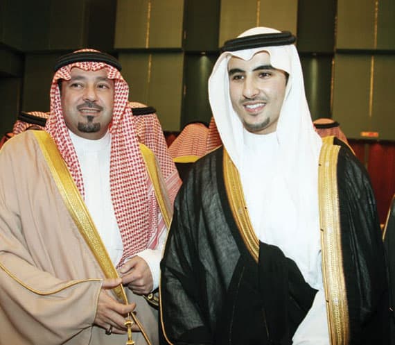 ولي العهد يحضر زواج الأمير خالد بن سلمان