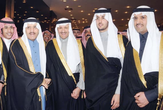 ولي العهد يحضر حفل زواج سلمان بن سلطان بن سلمان بن عبد العزيز
