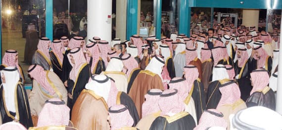 ولي العهد يحضر حفل زواج سلمان بن سلطان بن سلمان بن عبد العزيز