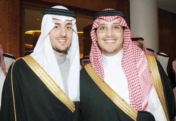 ولي العهد يحضر حفل زواج سلمان بن سلطان بن سلمان بن عبد العزيز