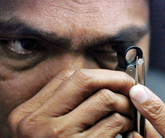تجارة الألماس تدعم الاقتصاد الهندي