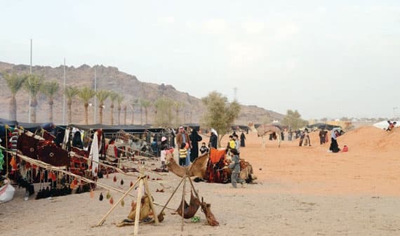 حائل: 9 أسر تحاكي حياة البادية في مهرجان الصحراء