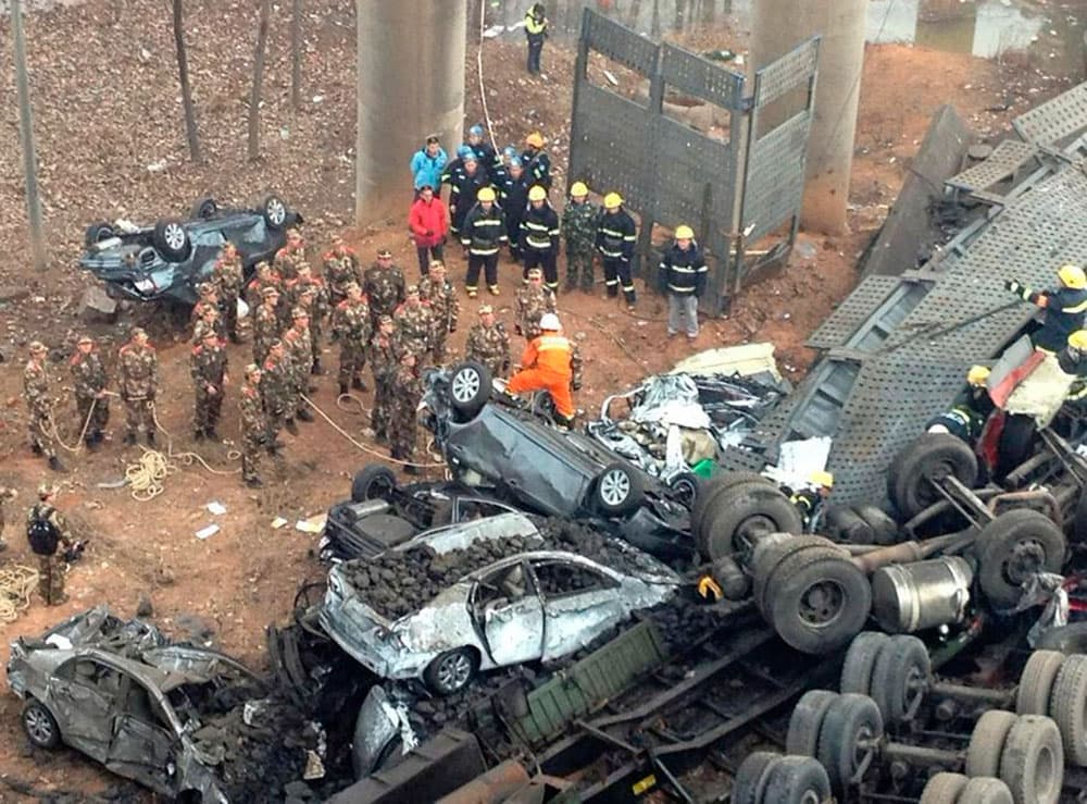 26 قتيلا على الاقل في انفجار شاحنة محملة بمفرقعات في الصين