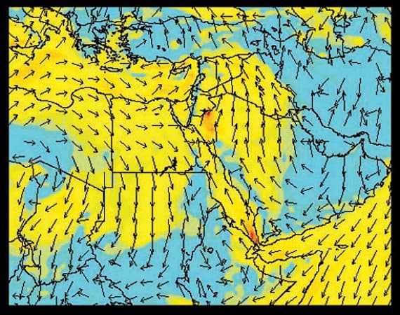 أمطار ورياح نشطة على بعض مناطق السعودية اليوم وغداً