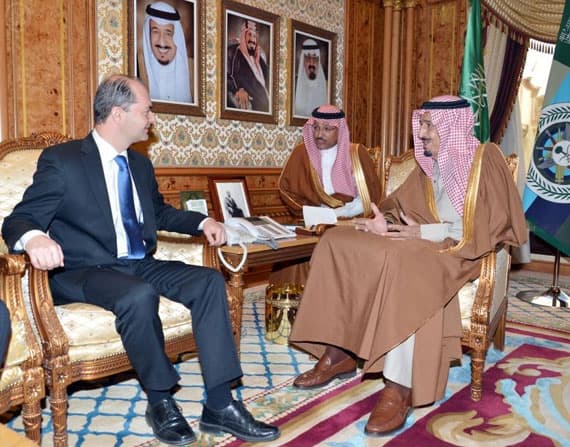 ولي العهد يستقبل السفير النمساوي لدى المملكة