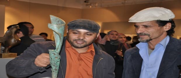 مشاركة النحات الثقفي من كلية التربية بجامعة أم القرى في معرض أجندة 2013 بالإسكندرية