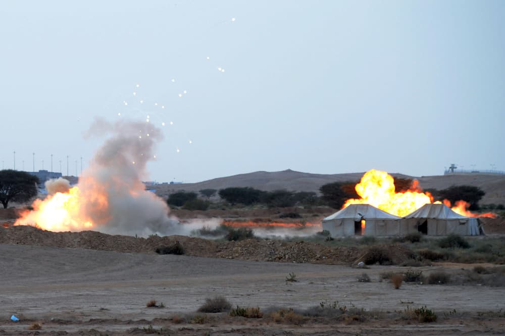 قصة مصورة.. استعراض تشكيلات الصاعقة ومكافحة الإرهاب