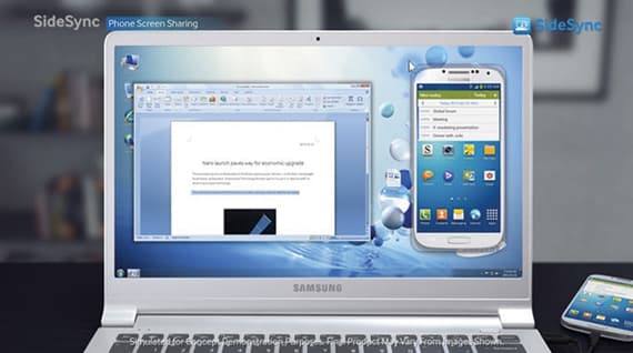 SideSync من «سامسونج» لنقل بيانات ومعلومات الجهاز واستعراض محتوياته عبر الحاسوب
