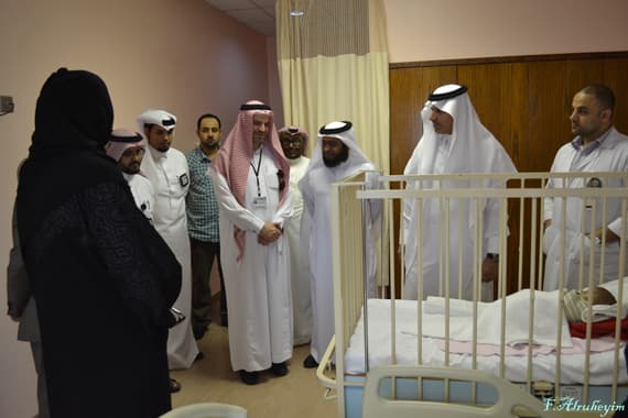مستشفى قوى الأمن في الدمام يعايد المرضى