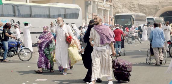 440 ألف حاج متبقُّون في مكة المكرمة حتى اليوم