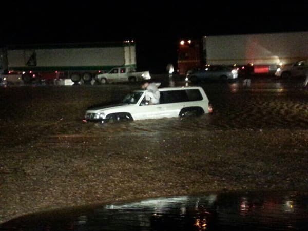 خمس وفيات في سيول عرعر بينهم رجلي أمن