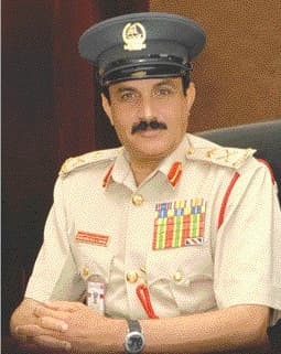 المزينة قائدا لشرطة دبي خلفا لضاحي خلفان