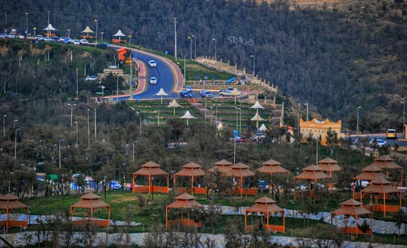 قصة مصورة : 40 غابة في الباحة تستقبل المصطافين