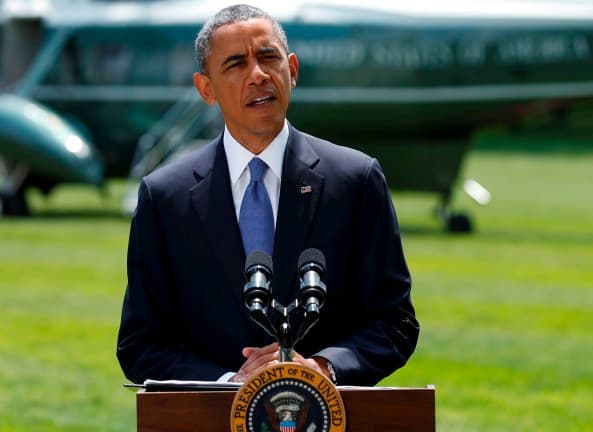 أوباما يؤكد عدم إرسال قوات برية إلى العراق وأن واشنطن تدرس خيارات آخرى