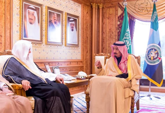 ولي العهد يستقبل رئيس هيئة الأركان وأمين عام رابطة العالم الإسلامي