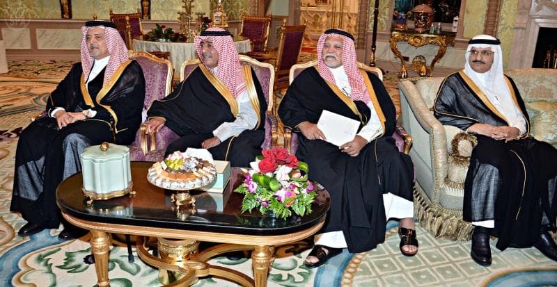 خادم الحرمين الشريفين يستقبل الرئيس العراقي فؤاد معصوم