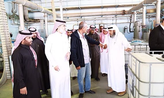 الشمري : شبكة المياه في رفحاء تغطي اكثر من 85% من المحافظة