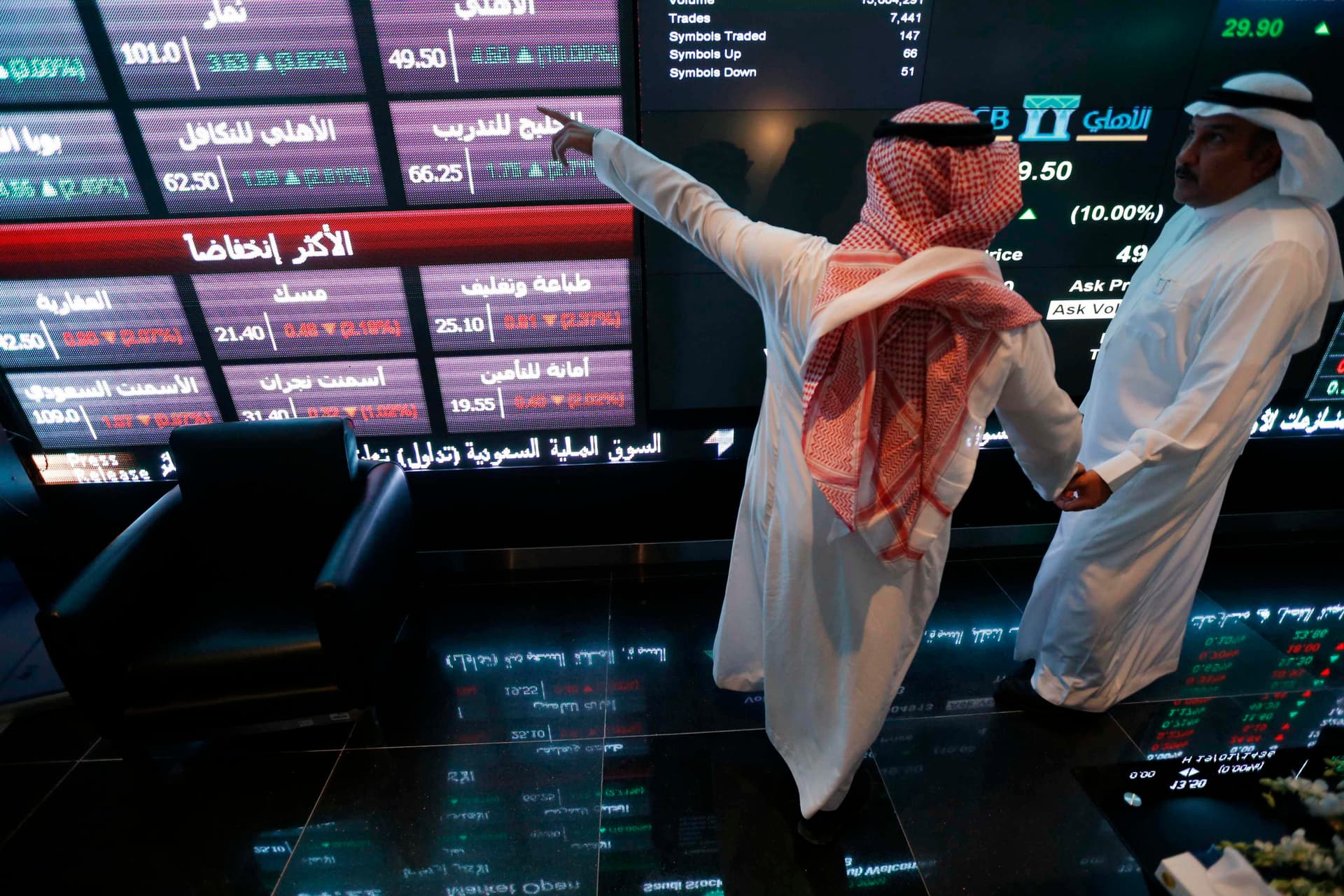 السوق السعودية تنهي تداولاتها الأسبوعية بخسارة 84 نقطة