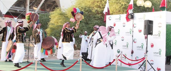 على جَبين العز طالع سعدنا