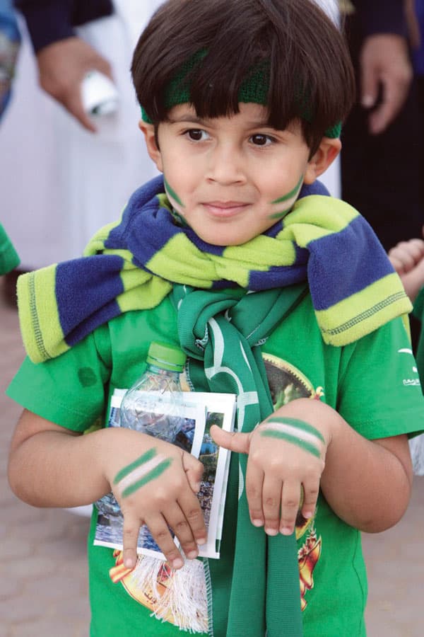 على جَبين العز طالع سعدنا