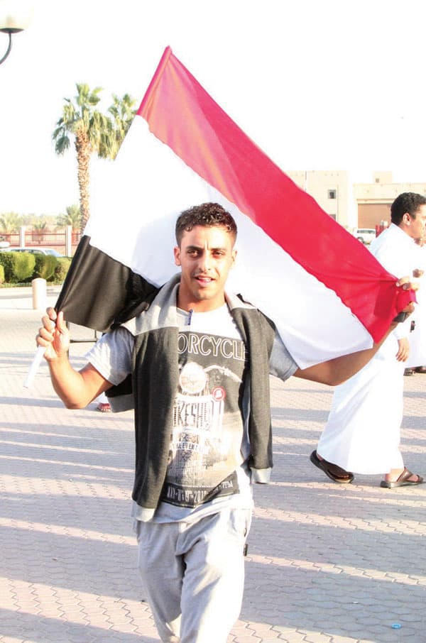 على جَبين العز طالع سعدنا