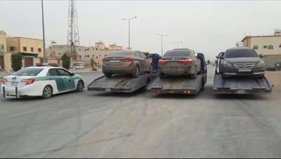 مرور الرياض يحجز 3 آلاف مركبة متوقفة في 6 أشهر