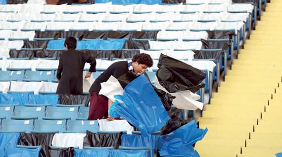 تيفو «لا نخسر بعض» مبتور