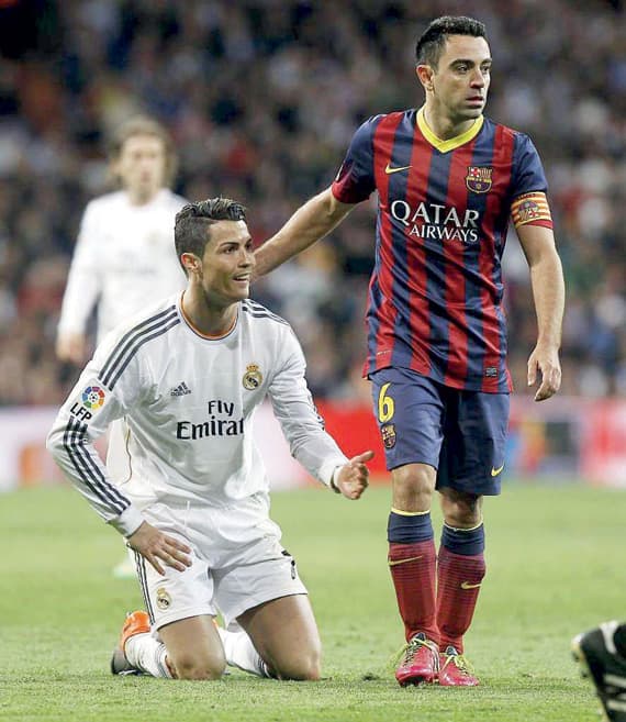 تشافي: رونالدو لا يستحق الكرة الذهبية 2014