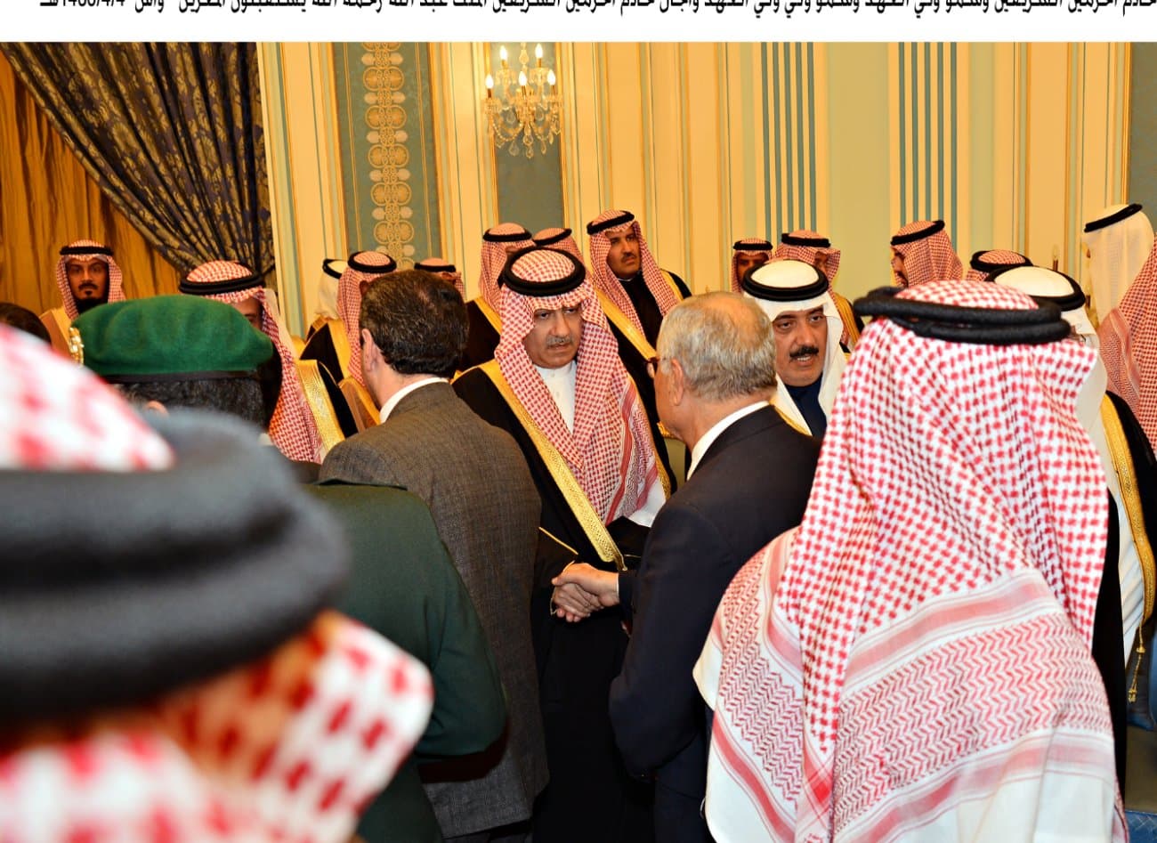 الملك سلمان بن عبدالعزيز يتلقى التعازي من الأمراء وقادة الدول