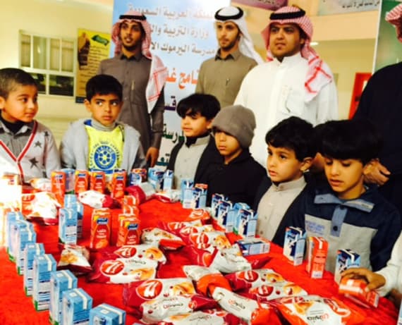 "المراعي" تتعاون مع مدرسة في رفحاء لتقديم غذاء صحي لطلابها