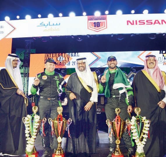 «الهامر» الراجحي بطلا لرالي حائل