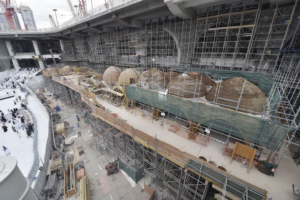 تشغيل توسعة الطواف في رمضان.. و95 % الإنجاز في مشروع المسجد الحرام