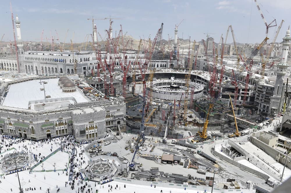 تشغيل توسعة الطواف في رمضان.. و95 % الإنجاز في مشروع المسجد الحرام