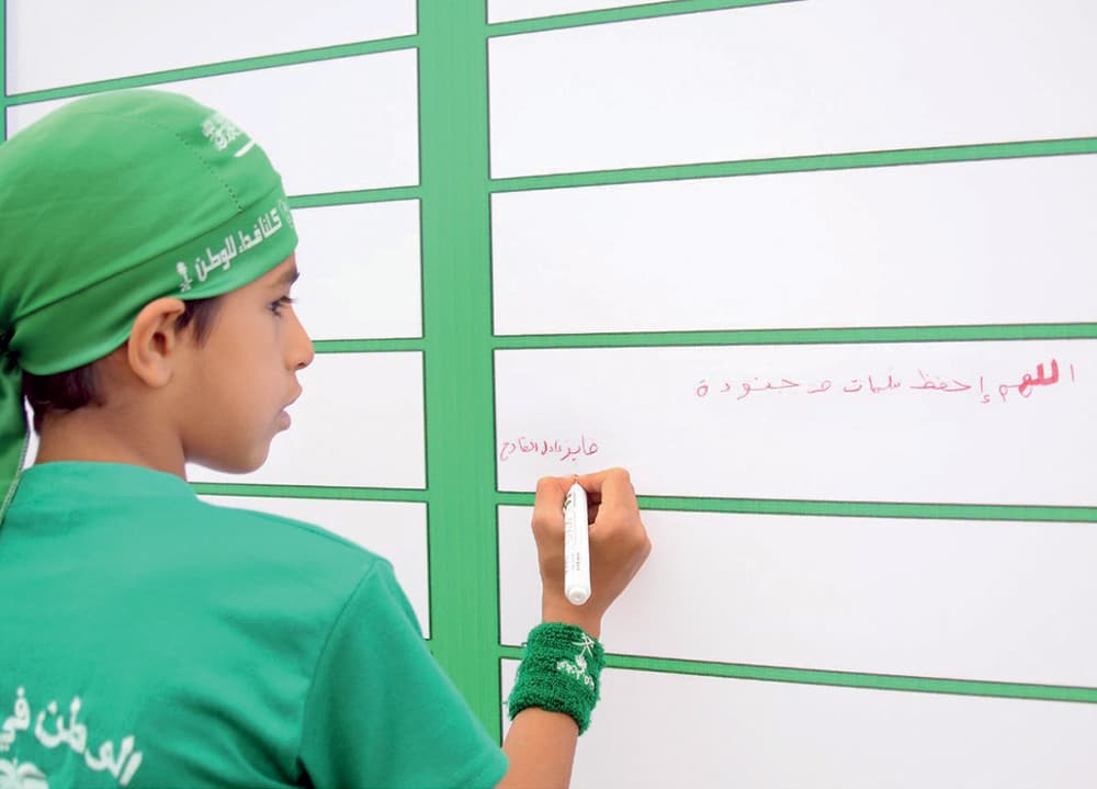 وثيقة «كلنا جنود سلمان» في نجران تتلقى عبارات الولاء لخادم الحرمين