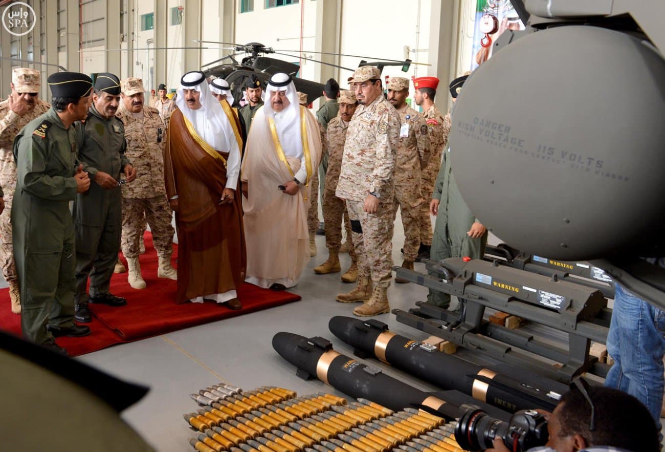 وزير الحرس الوطني يرعى افتتاح مطار خشم العان ومقر لواء طيران الحرس الوطني الأول