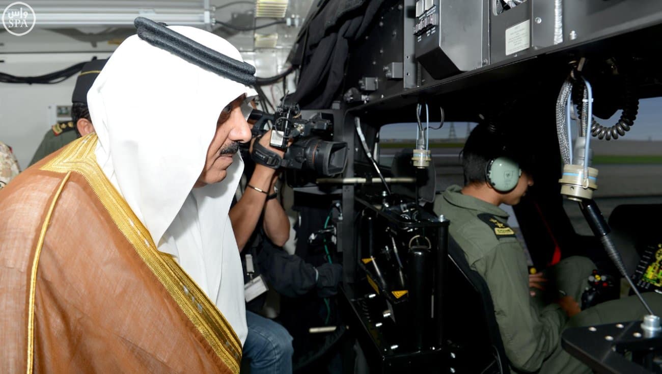 وزير الحرس الوطني يرعى افتتاح مطار خشم العان ومقر لواء طيران الحرس الوطني الأول