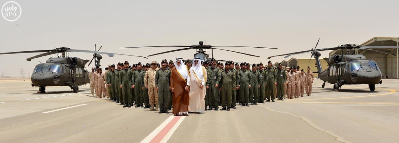 وزير الحرس الوطني يرعى افتتاح مطار خشم العان ومقر لواء طيران الحرس الوطني الأول