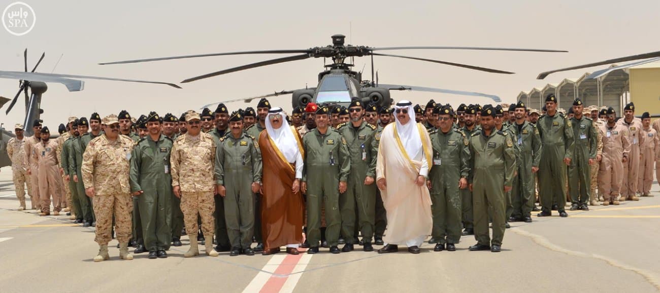 وزير الحرس الوطني يرعى افتتاح مطار خشم العان ومقر لواء طيران الحرس الوطني الأول