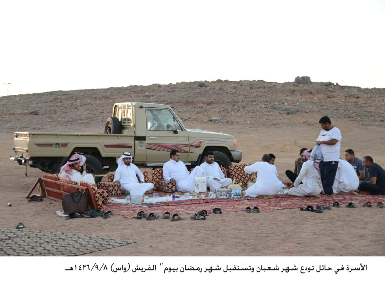 قصة مصورة: أهالي حائل يستقبلون رمضان بـ "الثريد" و" والمقشوش" و"التمّن"