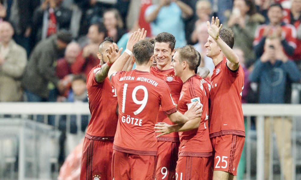 ليفاندوفسكي .. 5 أهداف في 9 دقائق