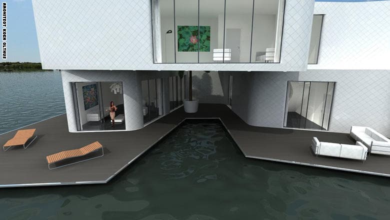 "سيتاديل" يعتبر مشروع "سيتاديل" أول مبنى سكني عائم في أوروبا. وهو جزء من مشروع تطوير "نيو ووتر،" الذي سيضم ستة مبان سكنية عائمة، مصممة على التكيف مع الفيضانات وارتفاع نسب المياه.