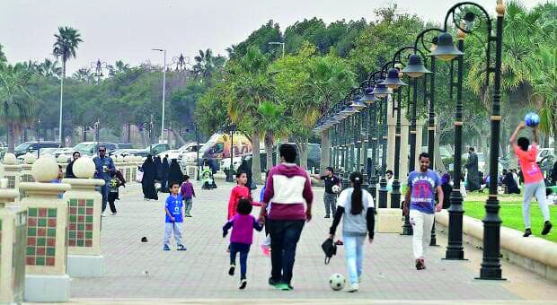 الجبيل الصناعية الأولى عربيا في تخضير المدن