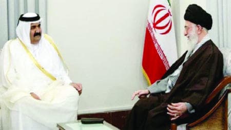 أمير قطر يسمي الخليج العربي بـ «الفارسي» ويؤكد لروحاني: علاقتنا عريقة وتاريخية ووثيقة