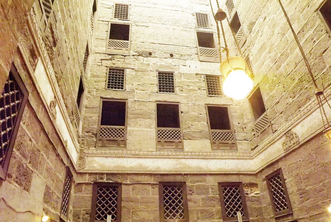 جانب من مدرسة السلطان حسن